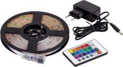 TRACON LED szalag szet, kültéri, 220-240V, 50Hz, 83lm/W, 4.8W/m, 400lm/m W=10mm, 2m, RGBW, IP44 (LED-SET-K-RGBW-2M) (LED-SET-K-RGBW-2M)