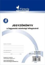 Victoria Jegyzőkönyv a fogyasztó minőségi kifogásáról 25x3 A5 Victoria B. 13-233 darab ! (NVB13233D)