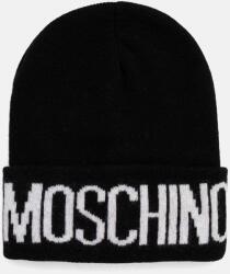 Moschino sapka női gyapjú hozzáadásával - fekete Univerzális méret - answear - 15 990 Ft