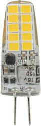 TRACON Szilikon házas LED fényforrás, 12 VAC/DC, 2 W, 4000 K, G4, 200 lm, 270°, EEI=F (LG4H2NW) (LG4H2NW)