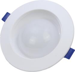 TRACON Kompakt beépíthető LED mélysugárzó, 230 VAC, 6W, 480lm, D=130 mm, 4000 K, IP44, EEI=G (LED-DLGS-6NW) (LED-DLGS-6NW)