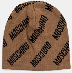 Moschino sapka gyapjú hozzáadásával - barna Univerzális méret