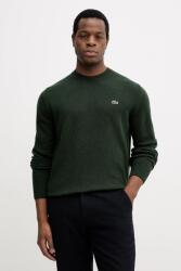 Lacoste gyapjú pulóver - zöld XL