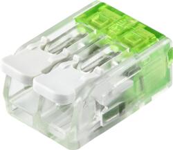Tracon Csavar nélküli vezetékösszekötő, nyitható átlátszó, 0, 5-6(4)mm2, 41A, 450VAC 2P (RVOGB2) (RVOGB2)