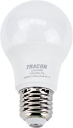 TRACON Gömb burájú LED fényforrás CREE chippel, 230V, 50Hz, 7W, 4000K, E27, 630 lm, 200°, A60, CREE chip, EEI=F (LAC607NW) (LAC607NW)