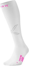 STOX Energy Socks Дамски чорапи за колоездене STOX Energy Socks Women's Cycling Socks - White / Pink Fluo - размер 40-42 (EU) (207-2114-0113)