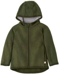 disana Детско вълнено яке disana Kid's Walk-Jacke Zipp Wool jacket - Oliv - размер 110/116 (EU) (703-6090-0714)