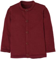 disana Детско вълнено яке disana Kid's Strick-Jacke Cardigan - Cassis - размер 98/104 (EU) (703-6088-0212)