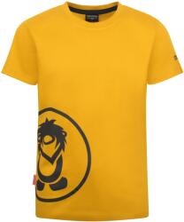 TROLLKIDS Детска тениска Trollkids Kid's Kroksand T T-shirt - Mustard / Black - размер 176 (EU) (704-4652-0520)