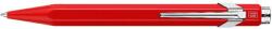 Caran d'Ache rollertoll fémdobozban, piros, kék tintával, 849 Classic Line (846570)