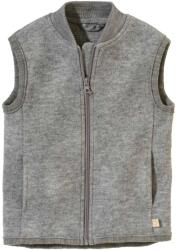 disana Детски вълнен елек disana Kid's Milled Wool Vest Merino vest - Grey - размер 86/92 (EU) (703-5112-0112)