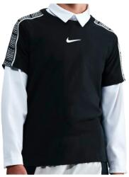 Nike Детска тениска Nike Kid's NSW Tee Club+POLY 2 T-shirt - Black - размер XS (704-5759-0211)