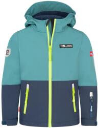 TROLLKIDS Детско софтшел яке Trollkids Kid's Skjorta Jacket Softshell jacket - Stormy Blue / Mystic Blue / Glow Green II - размер 164 (EU) (703-6162-1020)