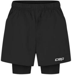 CEP Дамски шорти за бягане CEP Women's Run Shorts 2In1 Running shorts - Black - размер XS (916-3536-0111)