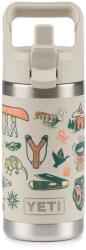 YETI Детска термо бутилка Yeti coolers Rambler Kids Bottle Colour Straw Cap Insulated bottle - Summer Graphic Cape Taupe - размер 354 ml (533-2100-0811)