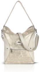  Zellia Női Válltáska Td25001 Beige-Arany - Monaco - (71347158)