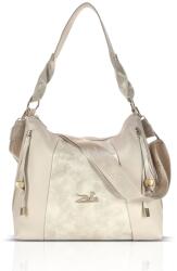  Zellia Női Válltáska 25079 Beige-Arany - Glass - (58448915)