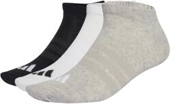 adidas Мъжки спортни чорапи adidas Thin&Light Essentials Low Cut Socks 3 Pack Sports socks - Medium Grey Heather / White / Black (207-2202-0313)