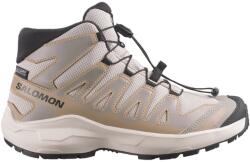 Salomon Детски туристически обувки Salomon Kid's XA Pro Mid Waterproof Walking boots - Silver Cloud / Vanilla Ice / White Pepper - размер 30 (EU) (702-5847-0313)