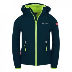 TROLLKIDS Детско софтшел яке Trollkids Kids Rondane Zip Off Jacket XT Softshell jacket - Navy / Lime - размер 128 (EU) (703-2398-0216)