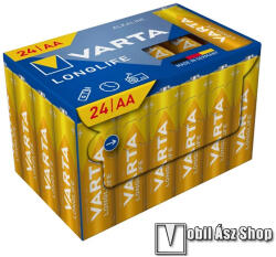 VARTA LONGLIFE CUBE tartós elem, AA, LR06, 1.5V, lítium, 24db/csomag (4106301134)