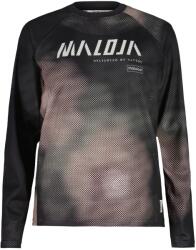 Maloja Фланелка с дълъг ръкав за колоездене Maloja Women's FurculaM. Cycling jersey - Deep Black Bloom (156-3043-0112)
