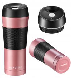 MEACTIVE Thermo bögre Termosz Forró Italok Kávé Tea Rózsaszín 400ml Meactive (5904933524037)