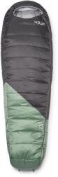 Rab Дамски синтетичен спален чувал Rab Women's Radeon 0C / 32F Synthetic sleeping bag - Dark Fig Green / Graphene - размер Long (514-1629-0112) Спален чувал