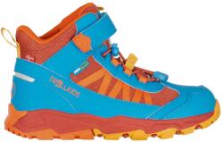 Trollkids Детски туристически обувки Trollkids Kid's Tronfjell Hiker Mid Walking boots - Red Clay / Dynamic Blue / Mustard - размер 32 (EU) (702-2416-1815)