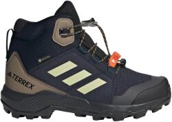 adidas Terrex Детски туристически обувки adidas Terrex Kid's Terrex Mid GTX Walking boots - Legend Ink / Dual Yellow / Olive Strata - размер 30, 5 (EU) (702-1236-2316)