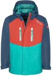 TROLLKIDS Детско водоустойчиво яке Trollkids Kid's Nusfjord Jacket Waterproof jacket - Red Clay / Mystic Blue / Blue Coral - размер 116 (EU) (703-3296-0715)