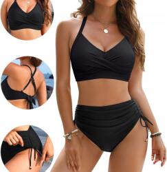 Goaduoynt Fürdőruha Kétrészes Magas Derekú Bikini Jelmez M8 Push Up M 38 (6978719493021)