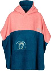 Trollkids Детско пончо за сърф Trollkids Kid's Kvalvika Surf Poncho - Peony Rose / Harbor Blue - размер 98 (EU) (750-2499-0211)