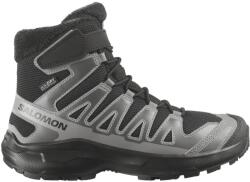 Salomon Детски зимни ботуши Salomon Kid's XA Pro Winter Mid Waterproof Winter boots - Black / Castlerock / Cloudburst - размер 34 (EU) (702-5849-0117)