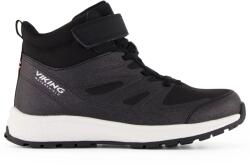 Viking Детски ежедневни обувки Viking Kid's Equip Mid WP 1V Sneakers - Black - размер 43 (EU) (702-3418-0124)