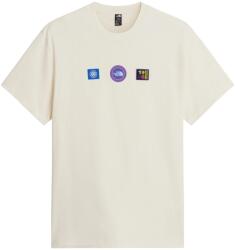 The North Face Мъжка тениска The North Face Explorer Badges RLX S/S Tee T-shirt - White Dune (217-0606-0213)