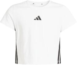 Adidas Детска тениска adidas Kid's Essentials Crop T-shirt - White / Black - размер 152 (EU) (704-6484-0213)