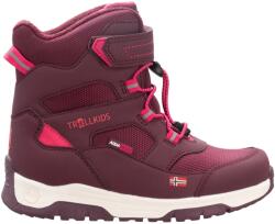 Trollkids Детски зимни ботуши Trollkids Kid's Lofoten Winter Boots Pro Winter boots - Redwood / Magenta - размер 36 (EU) (702-3486-0319)