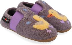 Haflinger Детски пантофи Haflinger Kid's Everest Quak Quak Slippers - Aubergine - размер 26 (EU) (702-6025-0114)