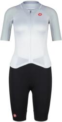 Castelli Дамски скин за колоездене Castelli Women's Free Sanremo Tri Suit S/S Cycling skinsuit - White / Black - размер XL (102-4514-0315)