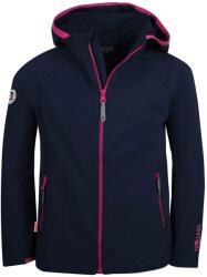 TROLLKIDS Детско ежедневно яке Trollkids Girl's Kvalvika Jacket Softshell jacket - Navy / Magenta - размер 152 (EU) (703-2683-0418)