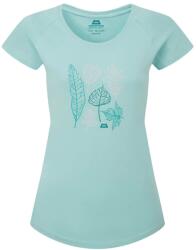 Mountain Equipment Дамска тениска Mountain Equipment Women's Leaf Tee T-shirt - Aqua - размер 36 (EU) (916-5949-0212)