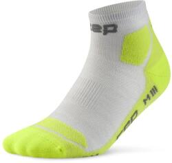 CEP Дамски туристически чорапи Cep Women's Hiking Light Cushion Socks Low Cut Walking socks - Grey / Acid Lime - размер III (207-1142-0212)
