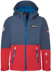 TROLLKIDS Детско софтшел яке Trollkids Kid's Skjorta Jacket Softshell jacket - Bright Red / Mystic Blue / Alpine Blue - размер 116 (EU) (703-6162-0115)