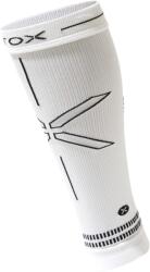 STOX Energy Socks Дамски чорапи за бягане STOX Energy Socks Women's Running Calf Sleeves Leg warmers - White / Black - размер 36-38 (EU) (207-2121-0211)