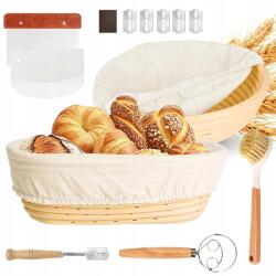 Bedee Rattan kenyérkelesztő kosár tartozék szett kerek és ovális (koszyk do wyrastania chleba bedee)