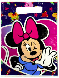 Disney Minnie műanyag ajándéktasak, ajándékzacskó 6 db-os Nr2