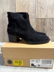 UGG Fekete női bőr bakancs Ugg Bandara Ankle Boot 36 (1095053W)