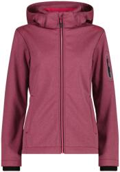CMP Дамско софтшел яке CMP Women's Softshell Jacket Zip Hood Softshell jacket - Pink Fluo Mel / Magenta - размер 44 (EU) (103-2141-1816)
