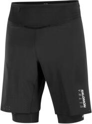 Salomon Мъжки шорти за бягане Salomon S/Lab Ultra 2In1 Shorts Running shorts - Deep Black / Deep Black (012-4161-0113)